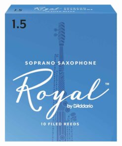 10 עלים לסקסופון סופרן מס' 1.5 רויאל -  Royal RIB1015 Soprano Saxophone 1.5 Reeds 10Pack