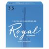 10 עלים לסקסופון סופרן מס' 3.5 רויאל -  Royal RIB1035 Soprano Saxophone 3.5 Reeds 10Pack