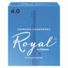 10 עלים לסקסופון סופרן מס' 4.0 רויאל -  Royal RIB1040 Soprano Saxophone 4.0 Reeds 10Pack