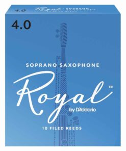 10 עלים לסקסופון סופרן מס' 4.0 רויאל -  Royal RIB1040 Soprano Saxophone 4.0 Reeds 10Pack