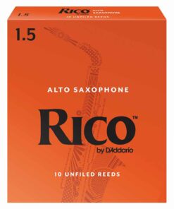 10 עלים לסקסופון אלט מס' 1.5 ריקו -  Rico RJA1015 Alto Saxophone 1.5 Reeds 10Pack