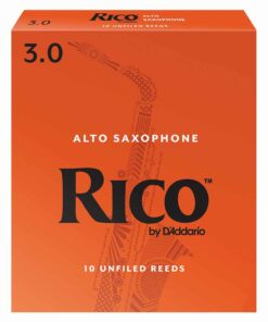 10 עלים לסקסופון אלט מס' 3.0 ריקו -  Rico RJA1030 Alto Saxophone 3.0 Reeds 10Pack