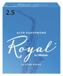 10 עלים לסקסופון אלט מס' 2.5 רויאל -  Royal RJB1025 Alto Saxophone 2.5 Reeds 10Pack