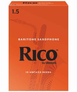 10 עלים לסקסופון בריטון מס' 1.5 ריקו -  Rico RLA1015 Baritone Saxophone 1.5 Reeds 10Pack
