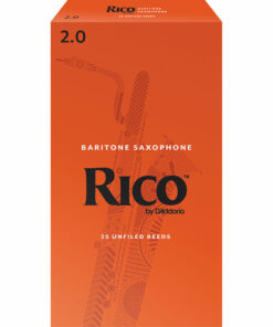 25 עלים לסקסופון בריטון מס' 2.0 ריקו -  Rico RLA2520 Baritone Saxophone 2.0 Reeds 25Pack
