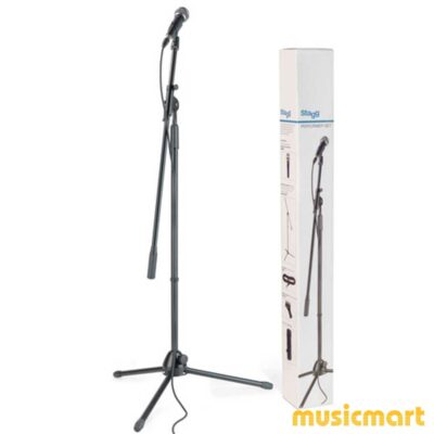 סטנד למיקרופון עם מיקרופון וכבל - Stagg SDM50 Microphone Stand With A Microphone & A Cable