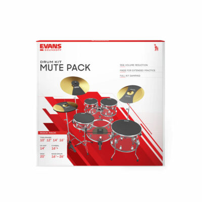 ⁦חבילת משתיקי תופים אוונס - EVANS SOSETROCK SOUNDOFF Rock Drum Kit Mute Pack⁩ – תמונה ⁦3⁩