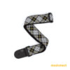 רצועה לגיטרה דדריו - Daddario T20W1503 Planet Waves Strap, Black, White, Yellow Tartan