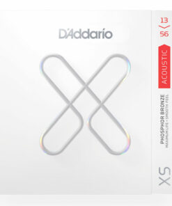 מיתרים לגיטרה אקוסטית דדריו - 13-56 - Daddario XSAPB1356 XS Coated Phosphor Bronze Guitar Strings