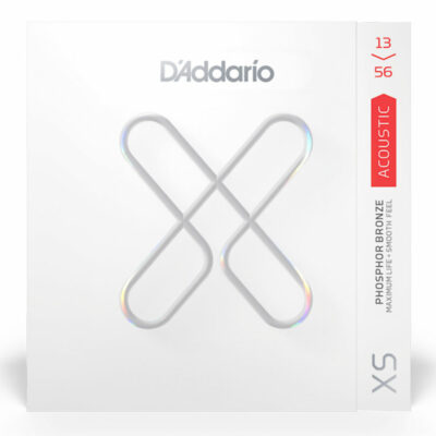 מיתרים לגיטרה אקוסטית דדריו - 13-56 - Daddario XSAPB1356 XS Coated Phosphor Bronze Guitar Strings