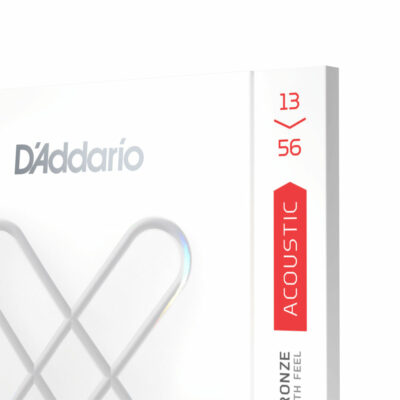 ⁦מיתרים לגיטרה אקוסטית דדריו - 13-56 - Daddario XSAPB1356 XS Coated Phosphor Bronze Guitar Strings⁩ – תמונה ⁦4⁩