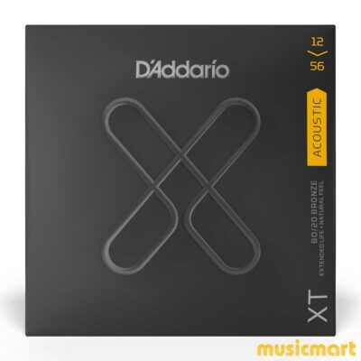מיתרים לגיטרה אקוסטית דדריו - 12-56 - Daddario XTABR1256 Coated 80/20 Bronze Acoustic Guitar Strings