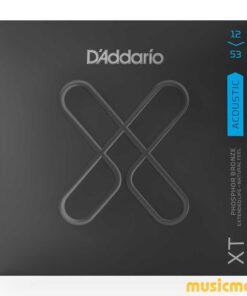 מיתרים לגיטרה אקוסטית דדריו - 12-53 - Daddario XTAPB1253 Coated Phosphor Bronze Guitar Strings