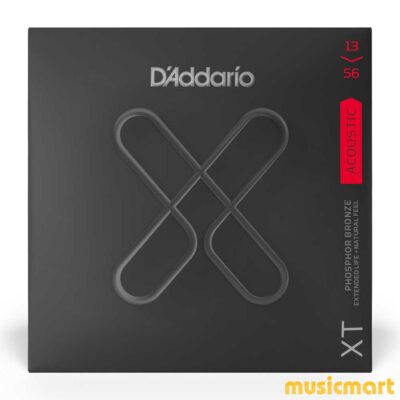 מיתרים לגיטרה אקוסטית דדריו - 13-56 - Daddario XTAPB1356 Coated Phosphor Bronze Guitar Strings