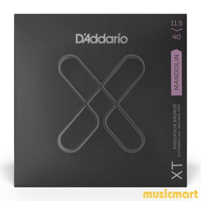 מיתרים למנדולינה דדריו - 11.5-40 - Daddario XTM11540 Coated Phosphor Bronze Mandolin Strings Custom Medium