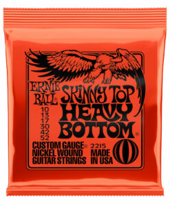 מיתרים לגיטרה חשמלית ארני בול סלינקי - 10-52 - Ernie Ball 2215 Skinny Top Heavy Bottom Slinky Nickel Wound Electric Guitar Strings