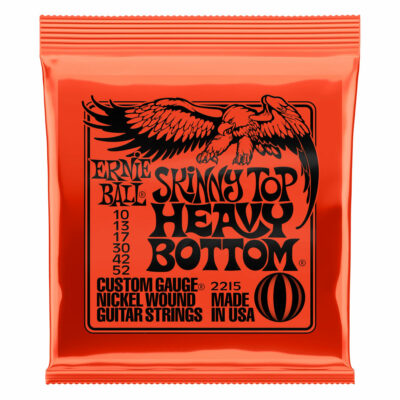 מיתרים לגיטרה חשמלית ארני בול סלינקי - 10-52 - Ernie Ball 2215 Skinny Top Heavy Bottom Slinky Nickel Wound Electric Guitar Strings