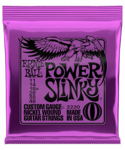 מיתרים לגיטרה חשמלית ארני בול סלינקי - 11-48 - Ernie Ball 2220 Power Slinky Nickel Wound Electric Guitar Strings