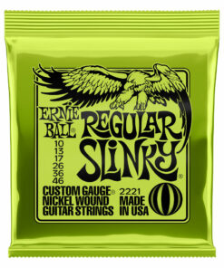 מיתרים לגיטרה חשמלית ארני בול סלינקי - 10-46 - Ernie Ball 2221 Regular Slinky Nickel Wound Electric Guitar Strings