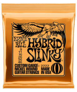 מיתרים לגיטרה חשמלית ארני בול סלינקי - 9-46 - Ernie Ball 2222 Hybrid Slinky Nickel Wound Electric Guitar Strings