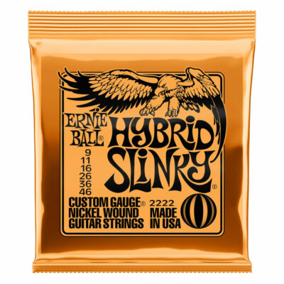 מיתרים לגיטרה חשמלית ארני בול סלינקי - 9-46 - Ernie Ball 2222 Hybrid Slinky Nickel Wound Electric Guitar Strings