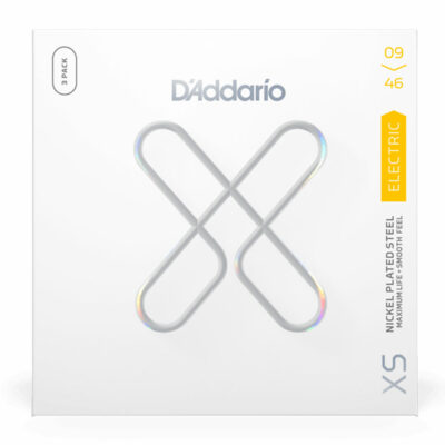 3 סטים מיתרים לגיטרה חשמלית דדריו - 09-46 - Daddario XSE0946-3P XS Nickel Coated Steel Guitar Strings 3Pack