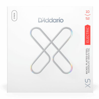 3 סטים מיתרים לגיטרה חשמלית דדריו - 10-52 - Daddario XSE1052-3P XS Nickel Coated Steel Guitar Strings 3Pack
