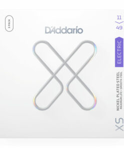 3 סטים מיתרים לגיטרה חשמלית דדריו - 11-49 - Daddario XSE1149-3P XS Nickel Coated Steel Guitar Strings 3Pack