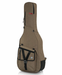 קייס מפואר מרופד לגיטרה אקוסטית - GATOR GT-ACOUSTIC-TAN Transit Acoustic Guitar Bag