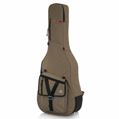 קייס מפואר מרופד לגיטרה אקוסטית - GATOR GT-ACOUSTIC-TAN Transit Acoustic Guitar Bag
