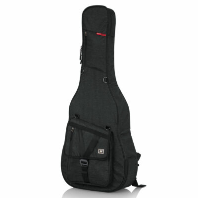 קייס מפואר מרופד לגיטרה אקוסטית - GATOR GT-ACOUSTIC-BLK Transit Acoustic Guitar Bag