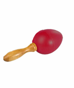 ביצת מרקס צבע אדום עם ידית עץ  - Peterson MMP2006 Red Maracas Egg