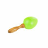 ביצת מרקס צבע ירוק עם ידית עץ  - Peterson MMP2008 Green Maracas Egg