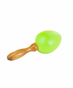 ביצת מרקס צבע ירוק עם ידית עץ  - Peterson MMP2008 Green Maracas Egg
