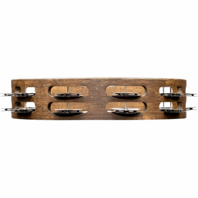 ⁦טמבורין עץ מסורתי שורה כפולה - MEINL TA2WB 10" Double Row Wood Tambourine⁩ – תמונה ⁦6⁩