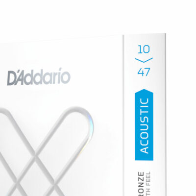 ⁦מיתרים לגיטרה אקוסטית 12 מיתרים דדריו - 10-47 - Daddario XSABR1047-12 XS Coated 80/20 Bronze 12String Guitar Strings⁩ – תמונה ⁦3⁩