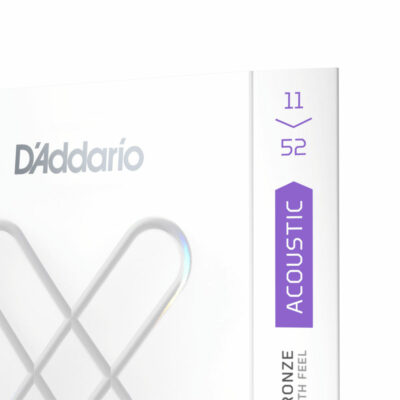 ⁦מיתרים לגיטרה אקוסטית דדריו - 11-52 - Daddario XSABR1152 XS Coated 80/20 Bronze Guitar Strings⁩ – תמונה ⁦3⁩