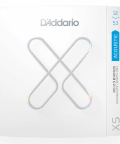 מיתרים לגיטרה אקוסטית דדריו - 12-53 - Daddario XSABR1253 XS Coated 80/20 Bronze Guitar Strings