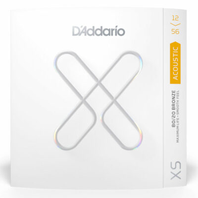 מיתרים לגיטרה אקוסטית דדריו - 12-56 - Daddario XSABR1256 XS Coated 80/20 Bronze Guitar Strings