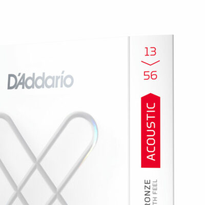 ⁦מיתרים לגיטרה אקוסטית דדריו - 13-56 - Daddario XSABR1356 XS Coated 80/20 Bronze Guitar Strings⁩ – תמונה ⁦3⁩