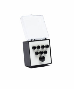 פינים אבוני לגיטרה אקוסטית מרטין - Martin 18APP17 Ebony Bridge Pins with End Pin Set