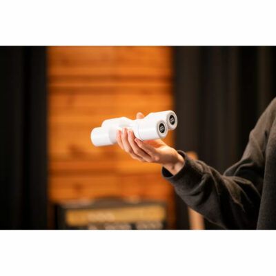 ⁦שייקר לואיס קונטה לבן - MEINL SH5WH Luis Conte Shaker White⁩ – תמונה ⁦3⁩