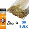 50 סטים מיתרים לגיטרה חשמלית אליקסיר - 10-46 -  Elixir NANOWEB 12054 Nickel Plated Steel 50Pack