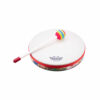 תוף מסגרת רמו - Remo RH-0108-00 Rhythm Club 8" Hand Drum + Rainbow Ball Mallet