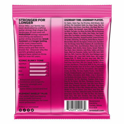 ⁦מיתרים לגיטרה חשמלית ארני בול פרדיים - 09-42 - Ernie Ball 2023 Super Slinky PARADIGM Electric Guitar Strings⁩ – תמונה ⁦2⁩